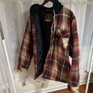 Woolrich Men's Red Plaid Jacket